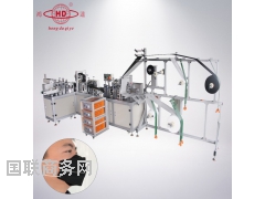 Automatic 4D Blank Anti Yellow Dust Mask Producing Machine ,High Efficiency Non Woven Folding Mask M图1