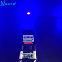 20w大功率雕刻激光模组 450nm蓝光DIY雕刻激光器12V可调焦激光头